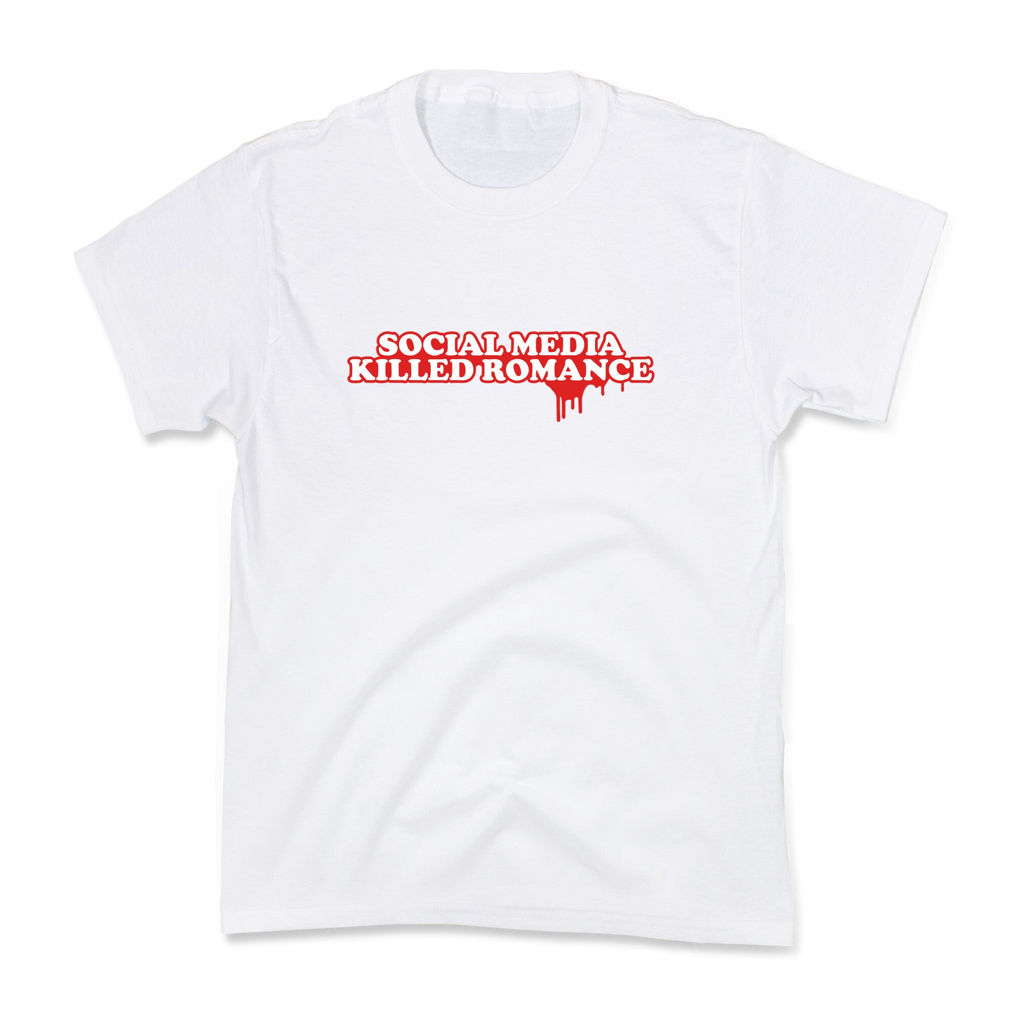 Social Media Killed Romance Kids Tee